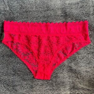 XOXO Vibrant Pink Lace Lingerie